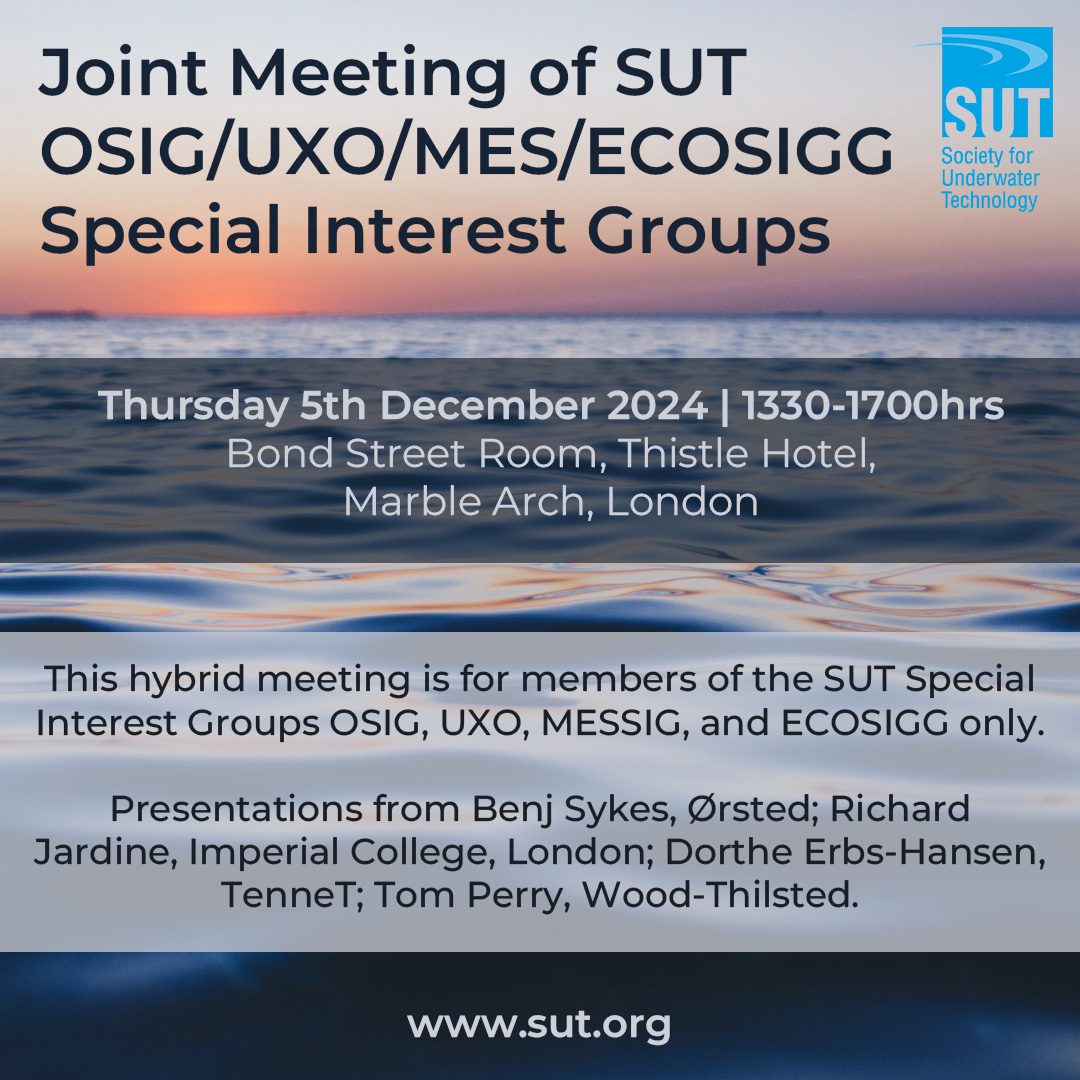 Joint Meeting of OSIG/UXO/MES/ECOSIGG Special Interest Groups