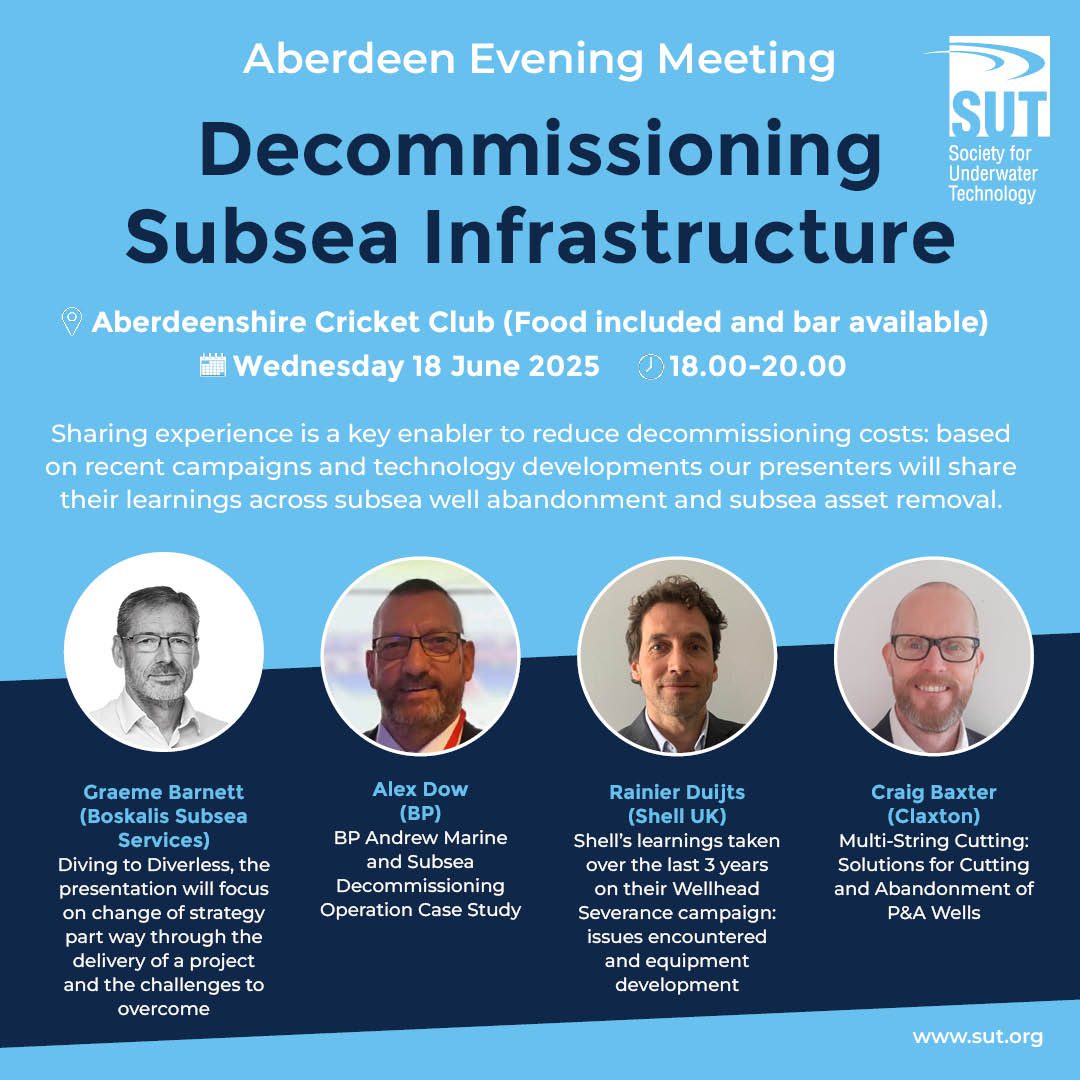 Aberdeen Evening Meeting - Decommissioning Subsea Infrastructure
