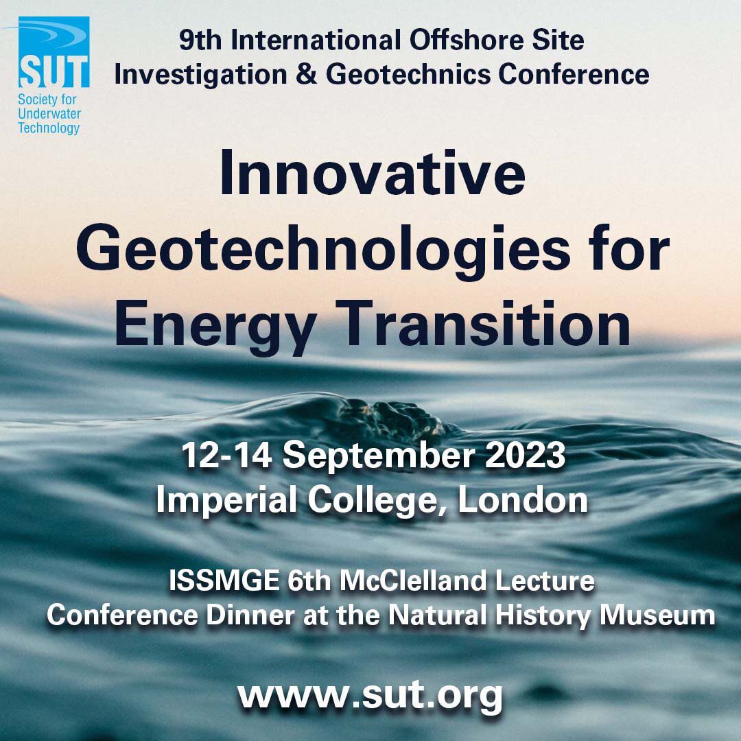 9th International SUT OSIG Conference “Innovative Geotechnologies for Energy Transition”